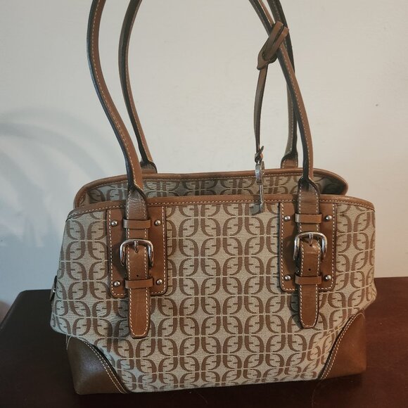 Fossil Brown and Tan Satchel Bag - Picture 1 of 15